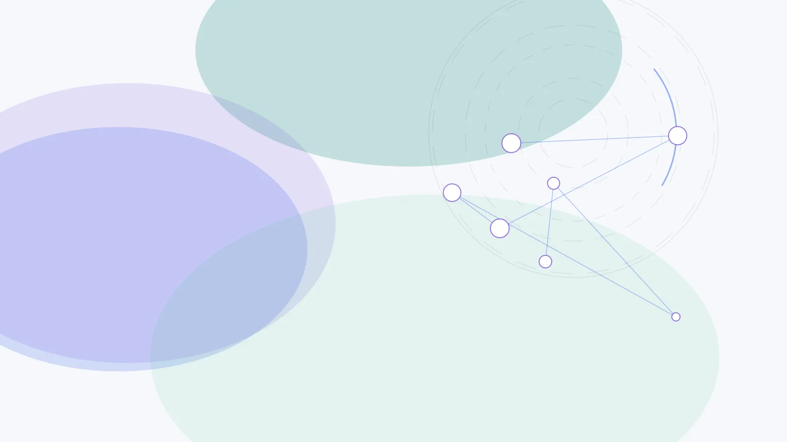 Abstract cover for AI Agent Security: Risks Beyond Prompt Injection: connected nodes and ring motifs in teal, blue, and violet.