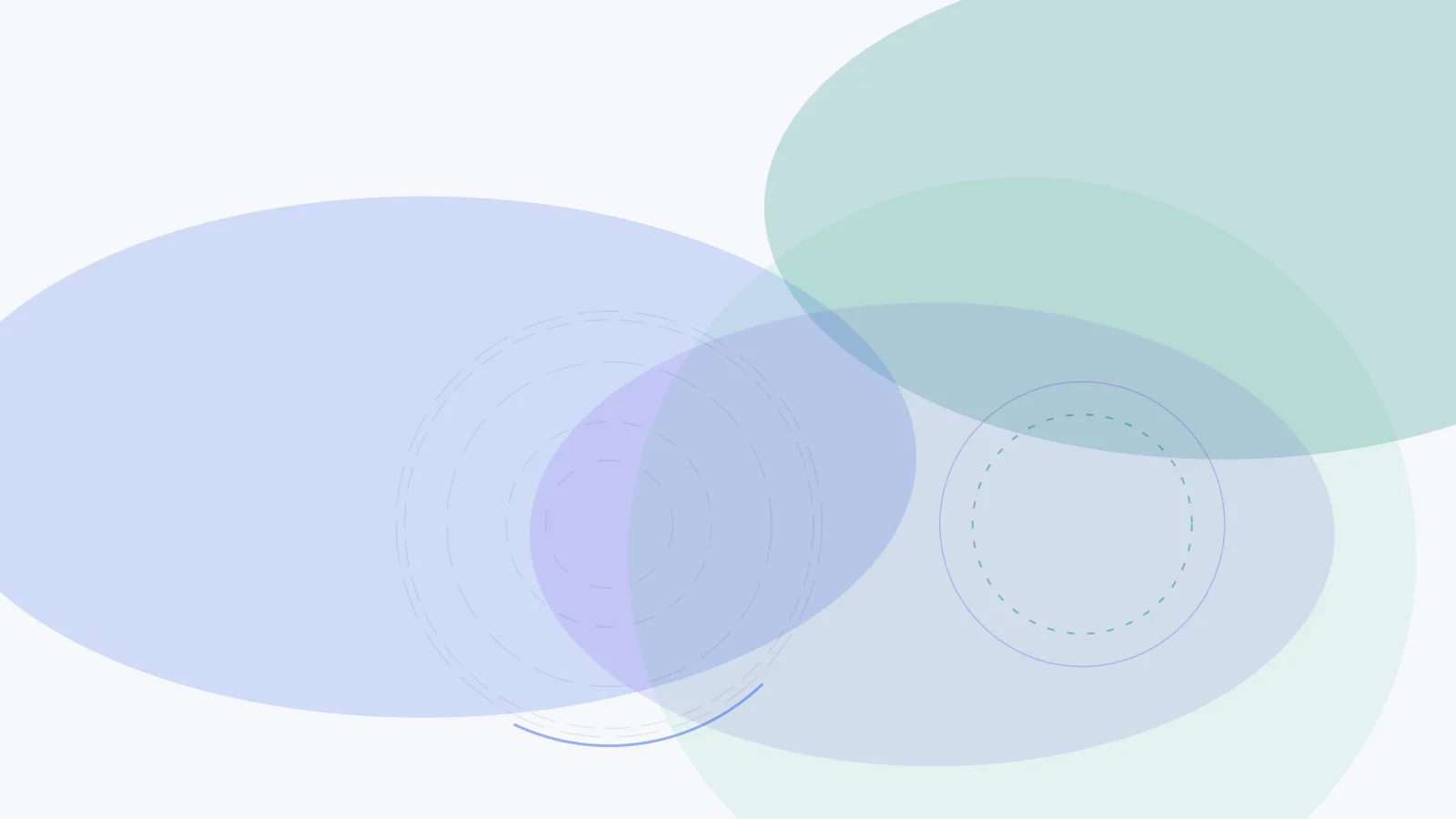 Abstract cover for How to Scope a Pentest for Web, API, Cloud, and AI Systems: concentric rings and a scanning arc in teal, blue, and violet.