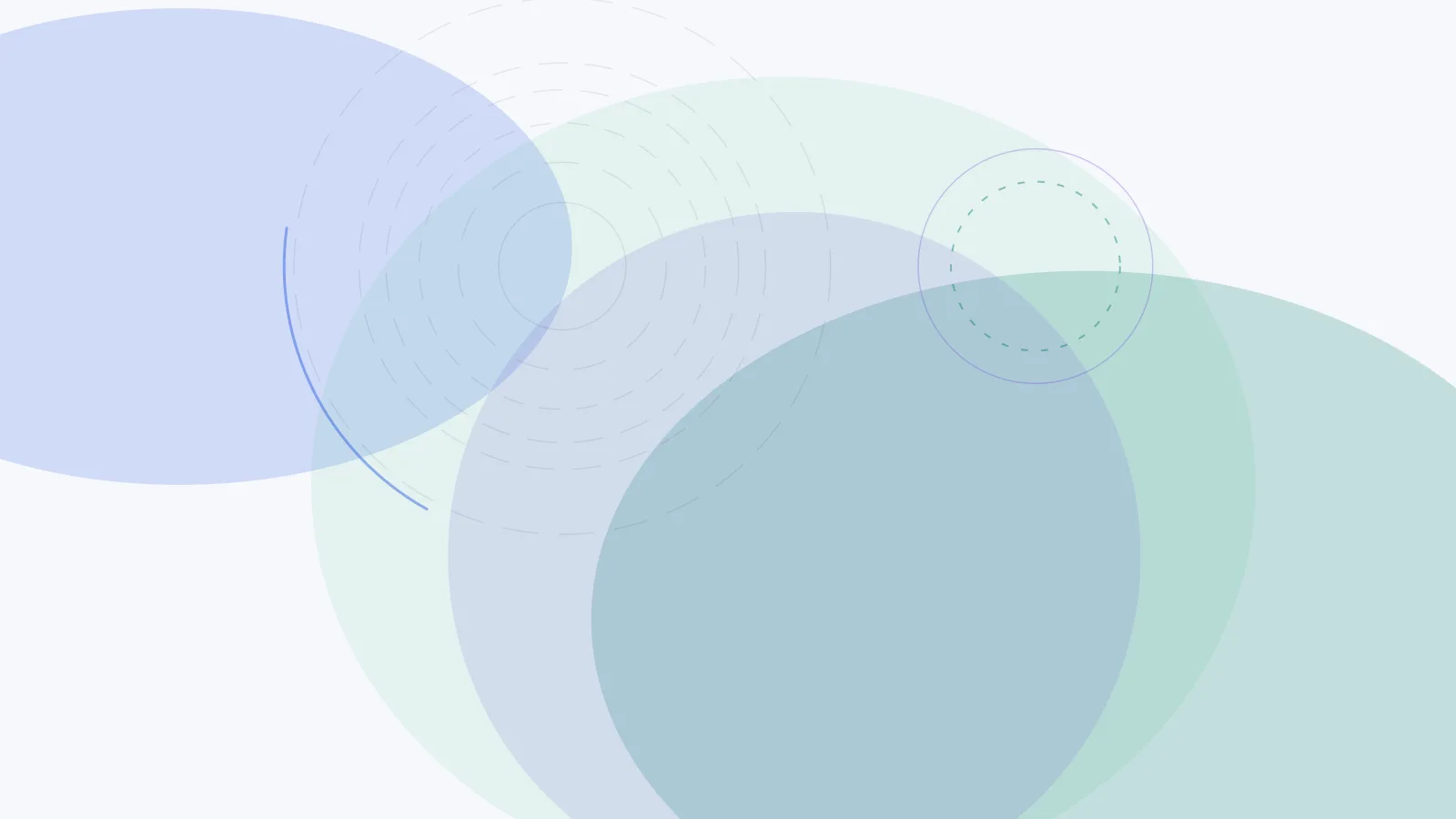 Abstract cover for VAPT vs Vulnerability Scan: What Buyers Actually Accept: concentric rings and a scanning arc in teal, blue, and violet.